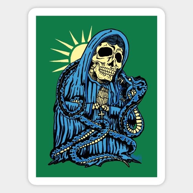 Santa Muerte Magnet by miskel